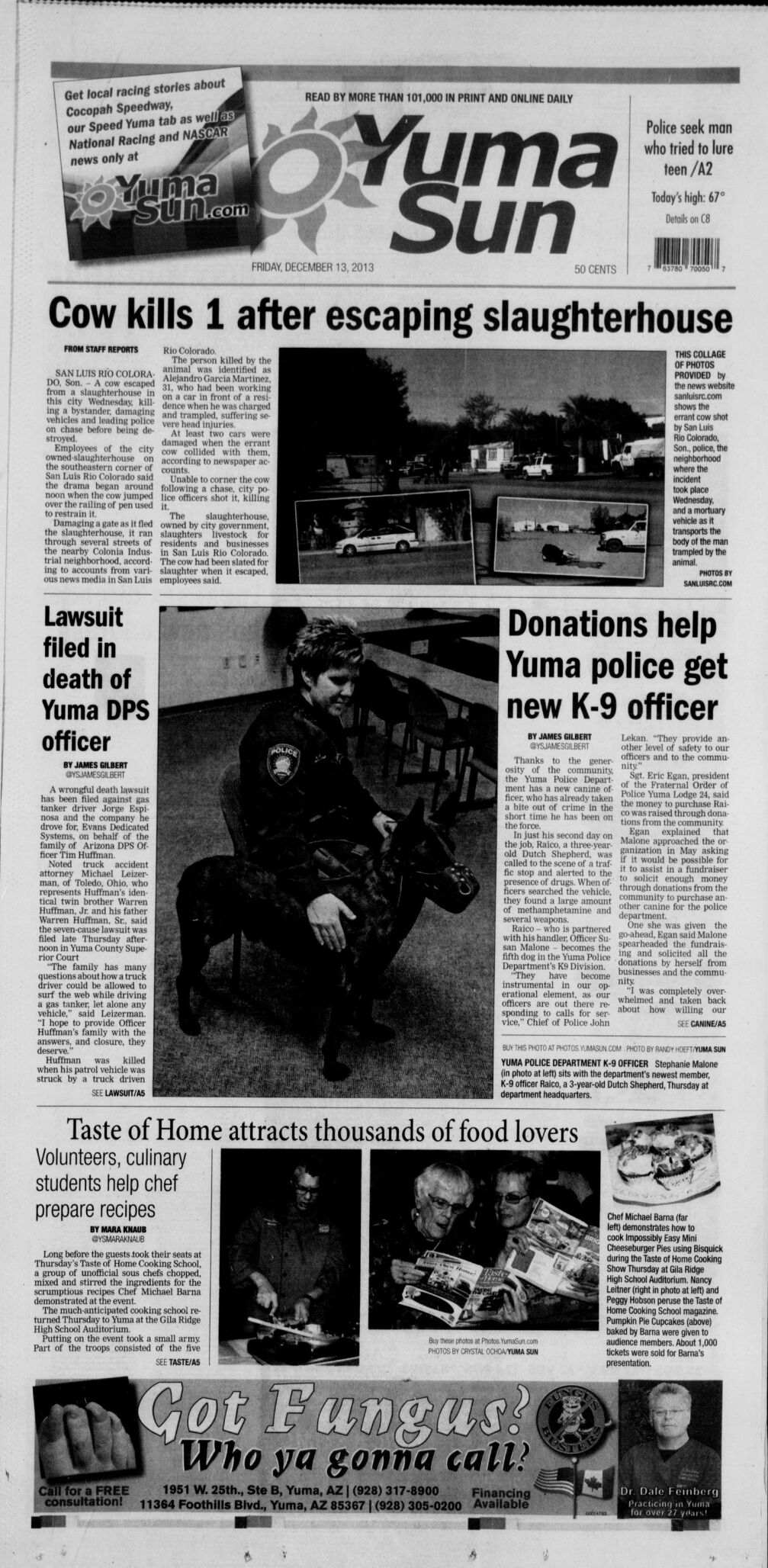 Pages from the Past | Features | yumasun.com