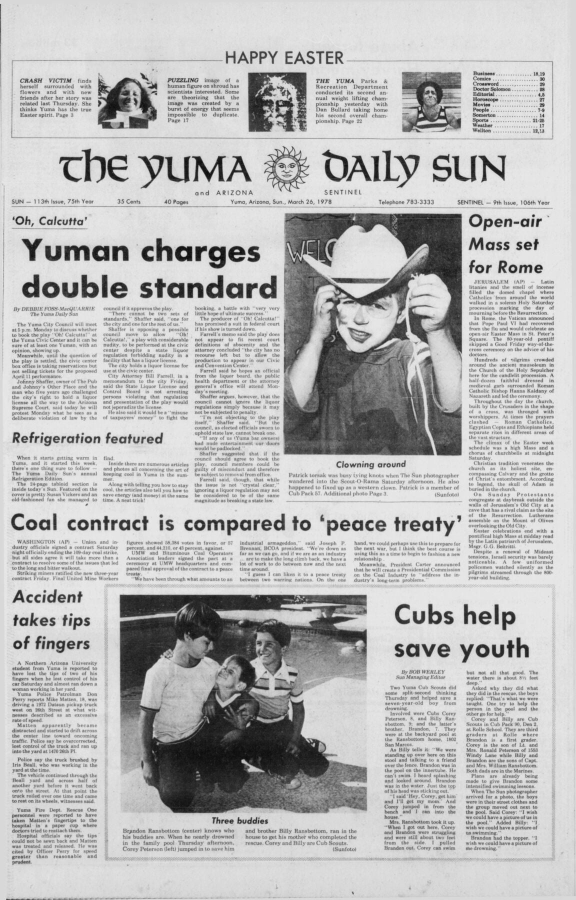 Pages from the Past | Features | yumasun.com