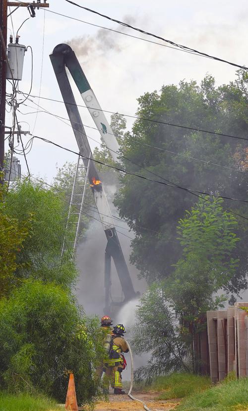 Truck fire